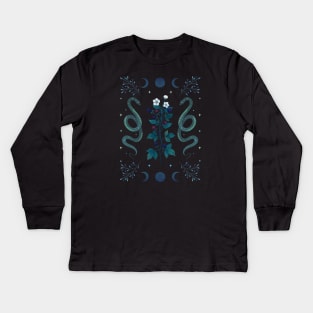 Serpent and Wild Berries Kids Long Sleeve T-Shirt